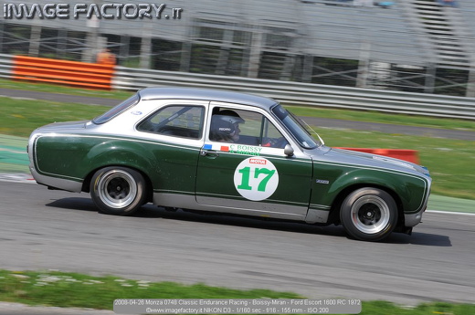 2008-04-26 Monza 0748 Classic Endurance Racing - Boissy-Miran - Ford Escort 1600 RC 1972